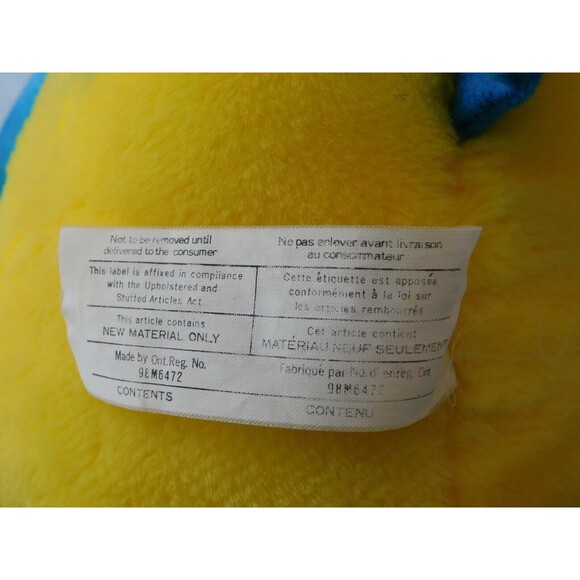 Little Mermaid Flounder Plush Genuine Original Authentic 13.5" Walt Disney Store - Picture 7 of 7